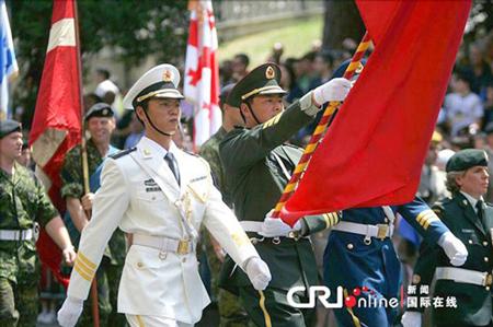 中國儀仗隊參加俄羅斯閱兵，展現(xiàn)軍威與友誼的壯麗畫卷，中俄友誼見證，中國儀仗隊參加俄羅斯閱兵，壯麗畫卷展現(xiàn)軍威與深情友誼