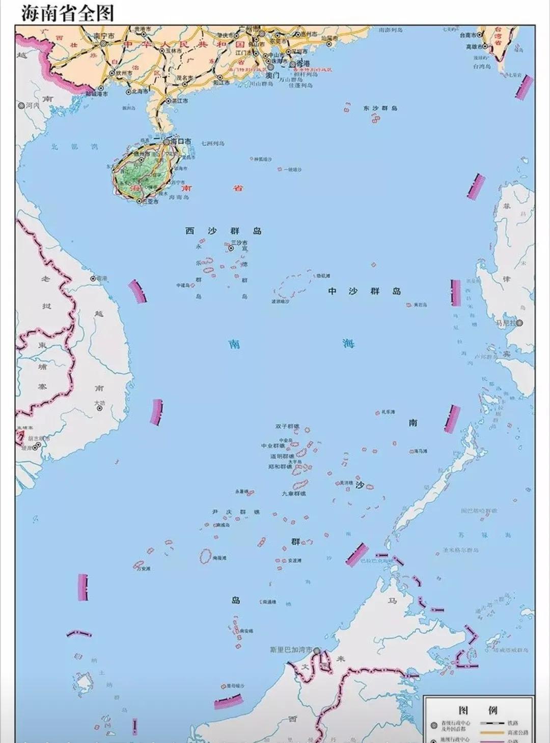 南海地圖高清版大圖，探索神秘的海洋疆域，南海高清地圖大圖，探索神秘海洋疆域之旅