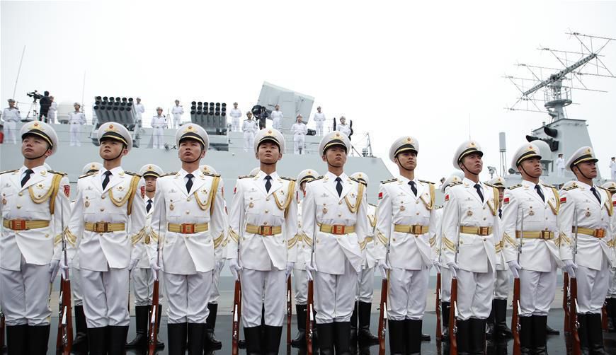 人民海軍70周年海上閱兵，壯麗航跡，榮耀瞬間，人民海軍70周年海上閱兵，榮耀瞬間，壯麗航跡展國(guó)威